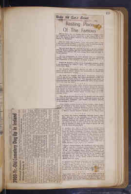 1885 Scrapbook of Newspaper Clippings Vo 2 090